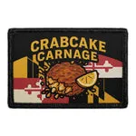 Pull Patch Crabcake Carnage patch humor