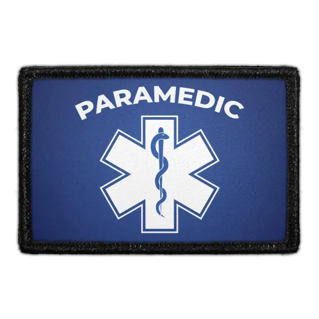 Pull Patch Paramedic Blue patch velcro blå