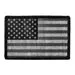 Pull Patch American Flag Black and White Distressed velcromærke