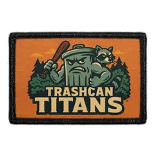 Pull Patch Trashcan Titans patch 76x51 mm velcro