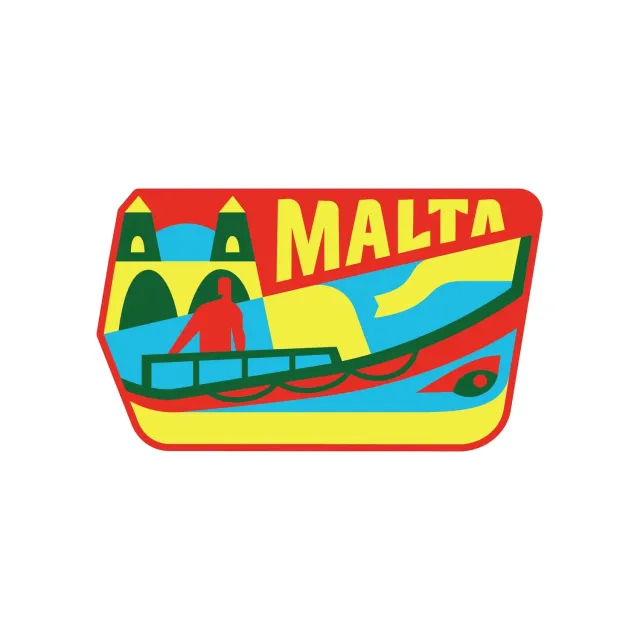 Vagabond Heart Malta klistermærke vinyl 48x79