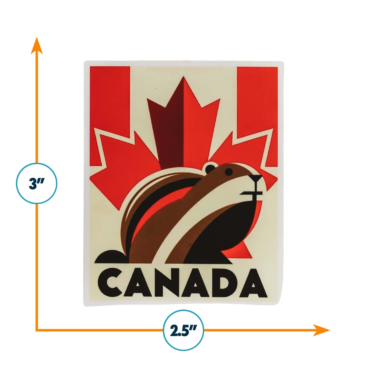 Vagabond Heart Canada sticker klistermærke