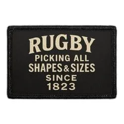 Pull Patch Picking All Shapes & Sizes patch rugby 3x2