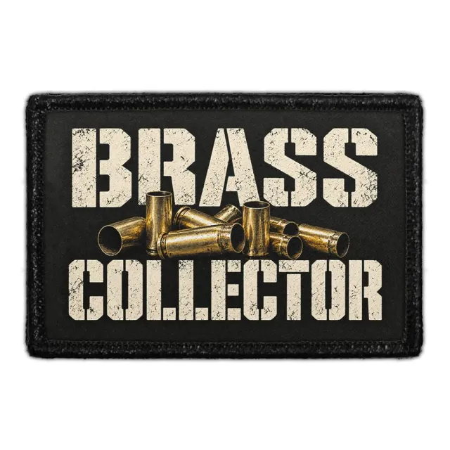 Pull Patch Brass Collector patch med velcro – taktisk