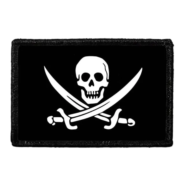 Pull Patch Calico Jack Rackham flag patch velcro
