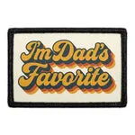 Pull Patch I'm Dad's Favorite Removable patch velcro