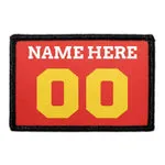 Pull Patch Customizable Jersey Red Yellow White patch 1 stk