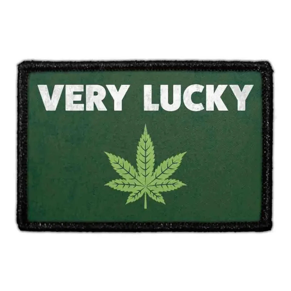 Pull Patch Very Lucky Marijuana patch 1 stk grøn