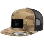 Pull Patch Multicam kasket Camo Sort snapback