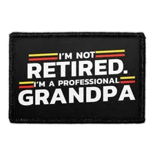 Pull Patch Professional Grandpa velcropatch gave
