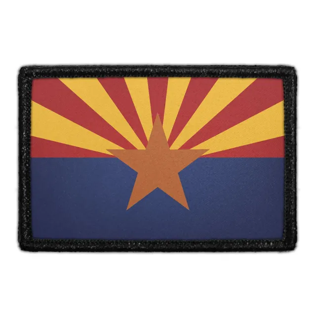 Pull Patch Arizona State Flag patch farve 76 mm