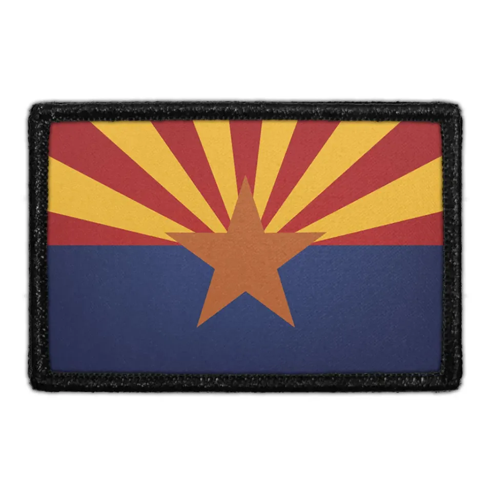 Pull Patch Arizona State Flag patch farve 76 mm