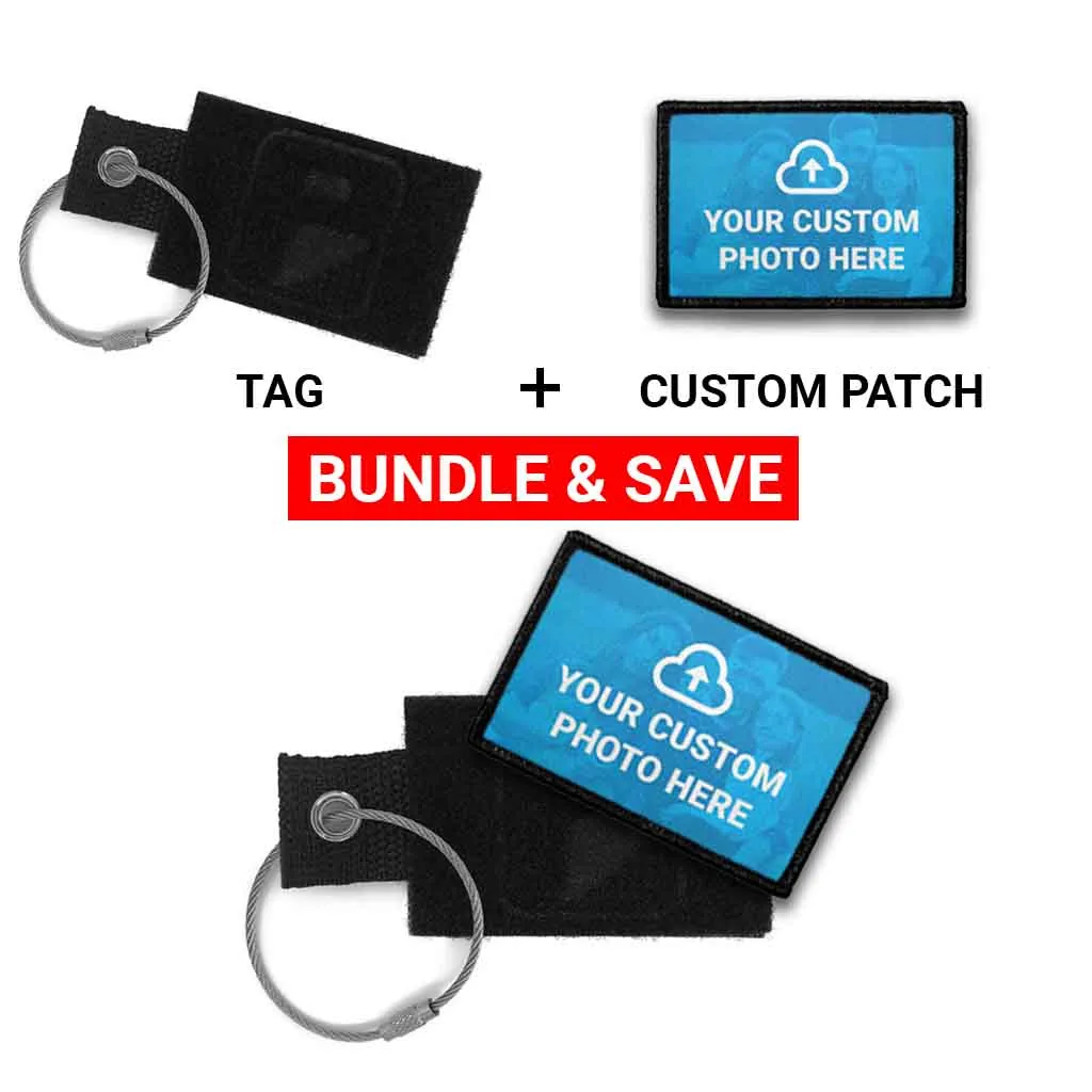 Pull Patch Custom Photo Tag bundle lodret foto AirTag