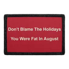 Pull Patch Don’t Blame Holidays patch velcro sjov 1 stk