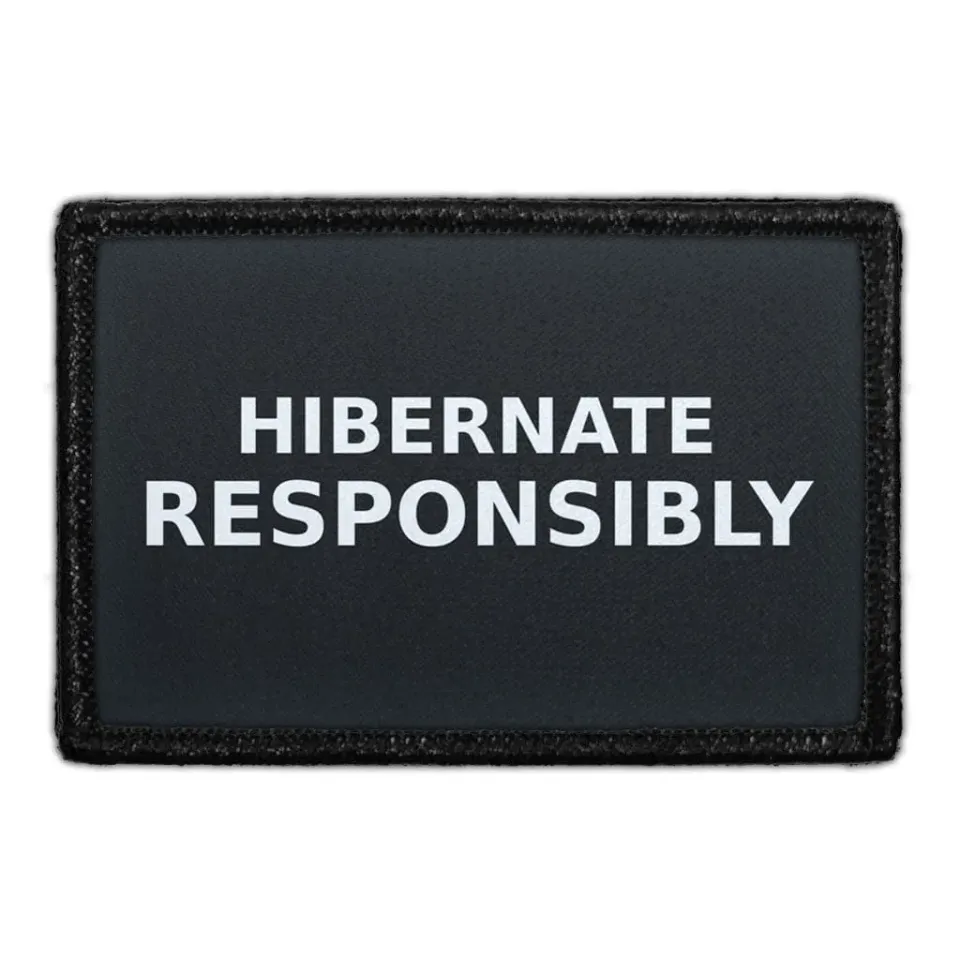 Pull Patch Hibernate Responsibly patch vinter velcro
