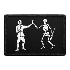 Pull Patch Pirate Bartholomew Roberts Flag patch