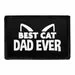 Pull Patch Best Cat Dad Ever patch med velcro