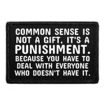 Pull Patch Common Sense Is Not A Gift patch citat