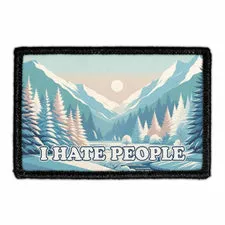 Pull Patch I Hate People Winter patch velcro