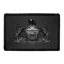 Pull Patch Pennsylvania State Flag patch sort hvid