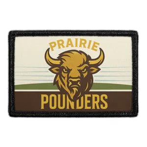 Pull Patch Prairie Pounders patch 76x51 mm velcro