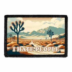 Pull Patch I Hate People Joshua Tree patch velcro – ørken