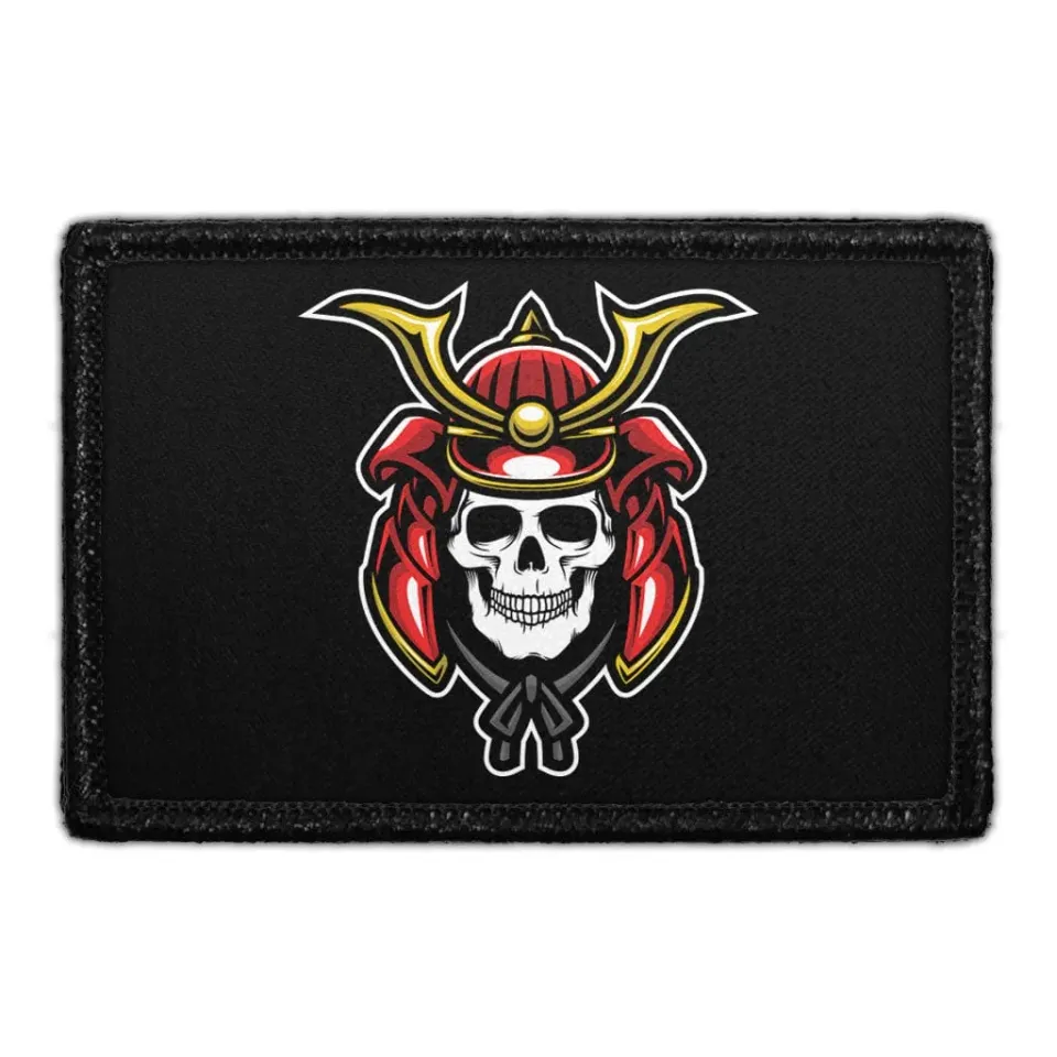 Pull Patch Samurai Helmet patch med velcro – samurai