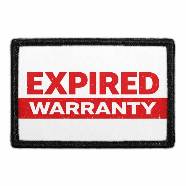 Pull Patch Expired Warranty patch 3x2