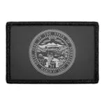 Pull Patch Nebraska State Flag patch sort-hvid 76x51