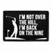 Pull Patch Back On The Nine patch 7,6x5 cm golfhumor