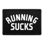 Pull Patch Running Sucks patch med velcro