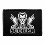 Pull Patch Sucker Dracula patch med velcro 76 mm vampyr