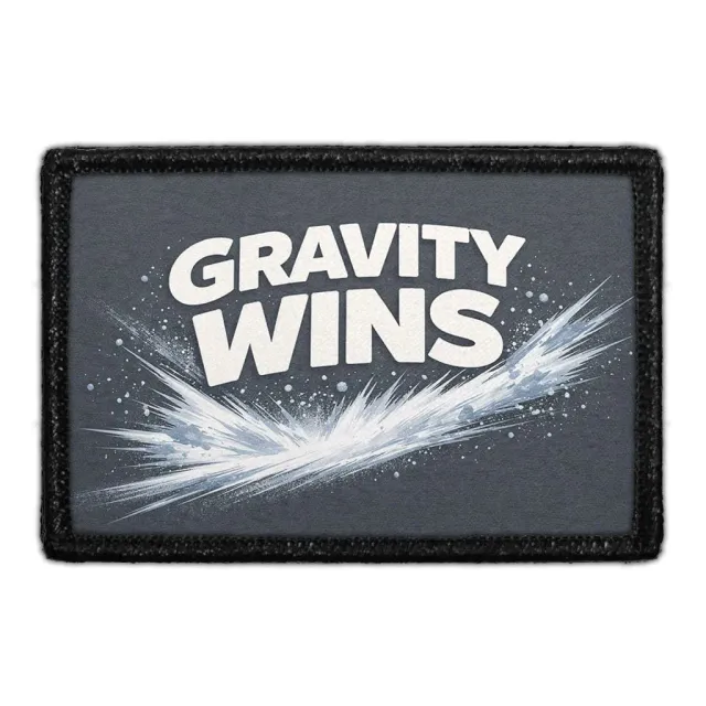 Pull Patch Gravity Wins patch velcro skiløb