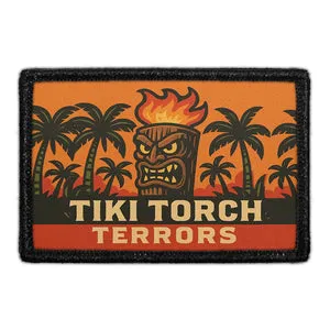 Pull Patch Tiki Torch Terrors patch 3x2 velcro