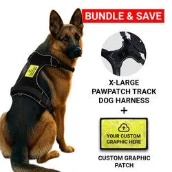 Pull Patch PawPatch Track hundesele XL med grafik-patch