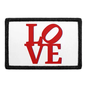Pull Patch Love Philadelphia Love Park patch med velcro
