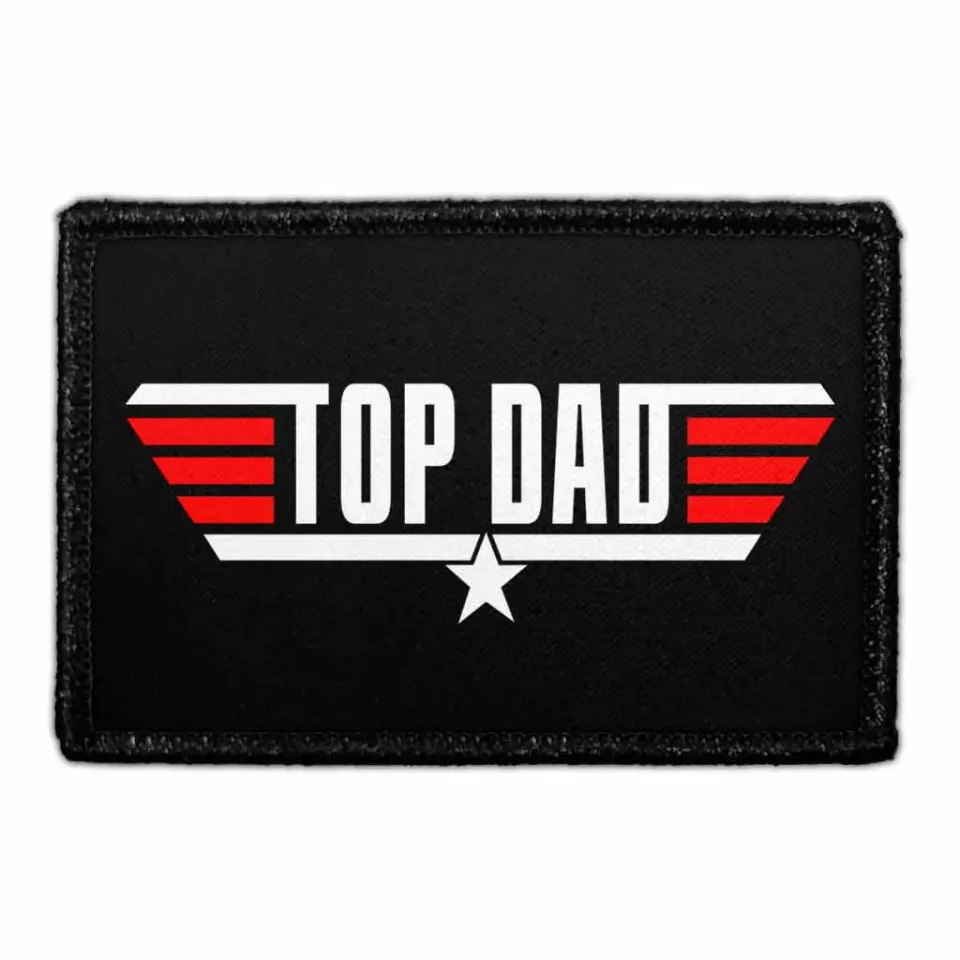 Pull Patch Top Dad patch velcro