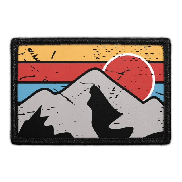 Pull Patch Mountain Gradient patch med velcro