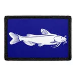 Pull Patch Catfish patch med velcro fiskemotiv