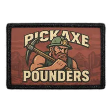 Pull Patch Pickaxe Pounders patch med velcro 7,6x5 cm