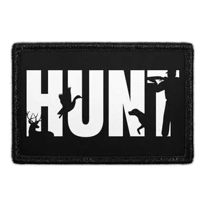 Pull Patch Hunt patch 76x51 mm velcro sort