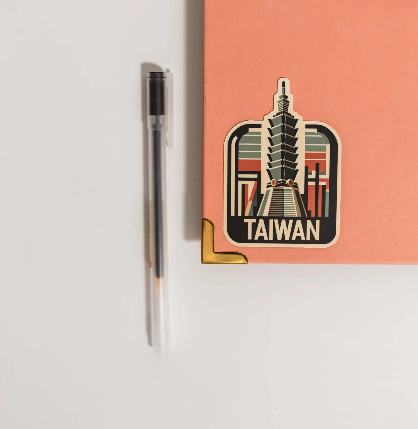 Vagabond Heart Taiwan klistermærke 83x57 mm