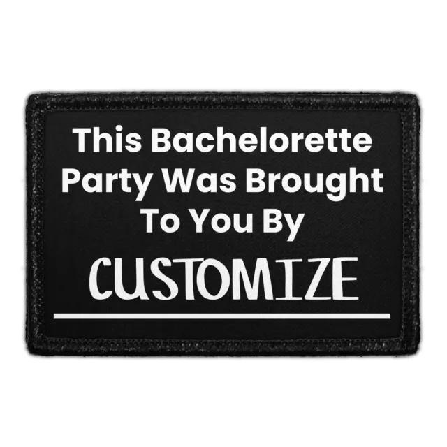 Pull Patch This Bachelorette Party patch 76x51 mm brud