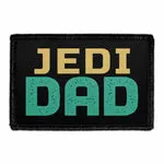 Pull Patch Jedi Dad patch med velcro 76x51 mm