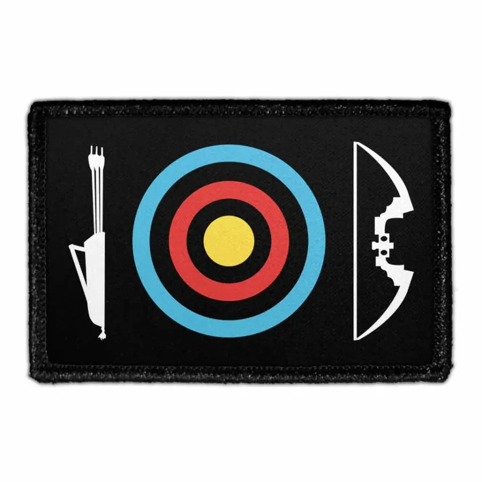 Pull Patch Archery Symbols patch bue og pil