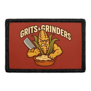 Pull Patch Grits & Grinders patch med velcro 76x51 mm
