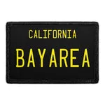 Pull Patch Bay Area California License Plate patch