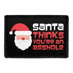 Pull Patch Santa Think You're An Asshole patch – sjov jul