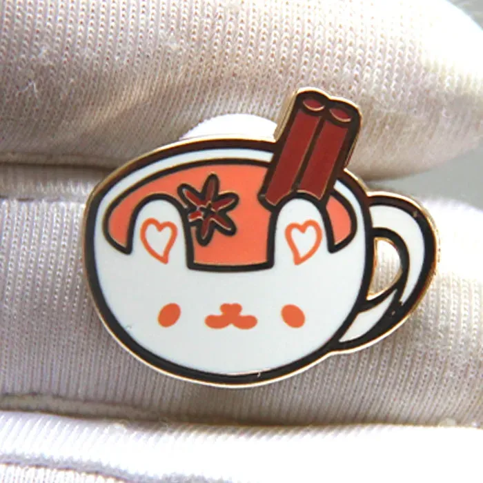 Appleminte Bunny Chai Tea Bun pin mini hård emalje