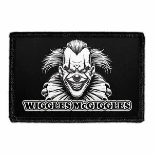 Pull Patch Wiggles McGiggles Scary Clown patch halloween